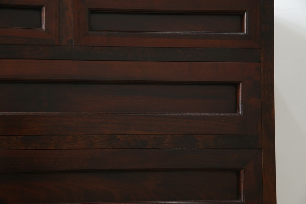 中古　民芸家具　高山式　シックな色合いが和モダンなお部屋にもぴったりなチェスト　(R-053623)