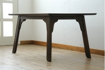 中古　松本民芸家具　脚のデザインがおしゃれな#70型食卓　定価約22万円　(R-053653)