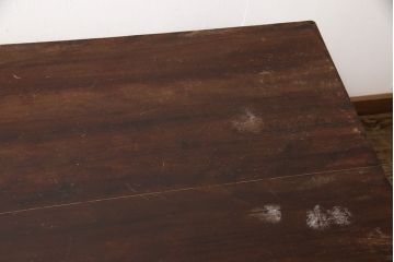 中古　松本民芸家具　脚のデザインがおしゃれな#70型食卓(作業台、ダイニングテーブル)(定価約22万円)(R-053653)