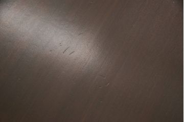中古　松本民芸家具　F型食卓　クラシカルな脚のデザインが目を引くダイニングテーブル(定価約25万円)(作業台、食卓)(R-053654)