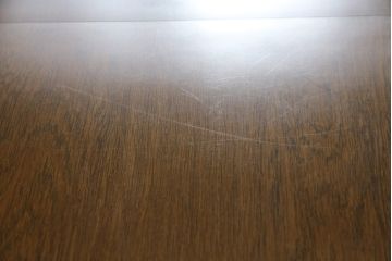 極美品　絶版品　和製ビンテージ　デコラ天板　WINDS太平　クラシカルなエクステンションダイニングテーブル(食卓、ヴィンテージ)(R-053656)