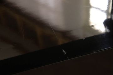 和製ビンテージ　大人な和の空間づくりにおすすめの漆塗り風飾り棚(戸棚、収納棚、茶棚、ヴィンテージ)(R-053658)