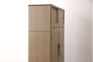 中古　伝統工芸品　桑材のワンポイントがおしゃれな加茂総桐箪笥(胴丸、総桐たんす、着物箪笥、引き出し、バラ売り可能)(R-053662)