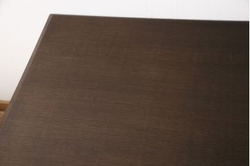 和製ビンテージ　神戸洋家具　細やかな彫刻など凝ったつくりが魅力的なデスク(両袖机、在宅ワーク、在宅用ワークデスク、ヴィンテージ)(R-053664)