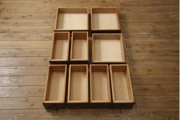 中古　松本民芸家具　洗練された佇まいのC型食器棚(飾り棚、収納棚、キャビネット、カップボード)(定価約93万円)(R-053665)