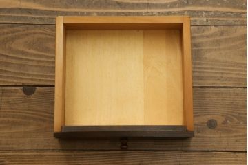 中古　松本民芸家具　収納力たっぷり!シックな佇まいのライティングビューロー(簿記机、在宅ワーク、在宅用ワークデスク、チェスト)(R-053694)