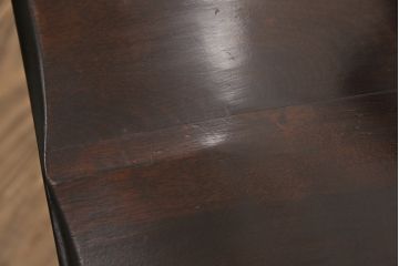 中古　松本民芸家具　220F型　シックな佇まいが魅力的なチェア4脚セット(ダイニングチェア、板座チェア)(R-053718)