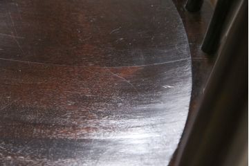 中古　松本民芸家具　220F型　シックな佇まいが魅力的なチェア4脚セット(ダイニングチェア、板座チェア)(R-053718)