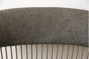 希少!　名作ビンテージ　Knoll(ノル)社製　ウォーレン・プラットナー　シンプルモダンなサイドチェア2脚セット(ワイヤーチェア、ラウンジチェア)(R-053728)