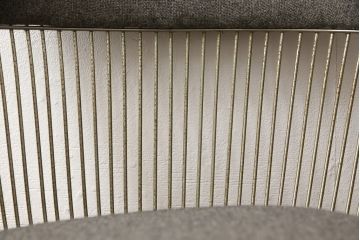 希少!　名作ビンテージ　Knoll(ノル)社製　ウォーレン・プラットナー　シンプルモダンなサイドチェア2脚セット(ワイヤーチェア、ラウンジチェア)(R-053729)
