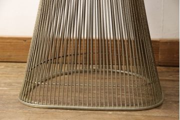 希少!　名作ビンテージ　Knoll(ノル)社製　ウォーレン・プラットナー　シンプルモダンなサイドチェア2脚セット(ワイヤーチェア、ラウンジチェア)(R-053729)