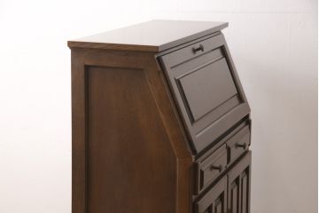 中古　美品　カリモク家具　品のある佇まいが美しいライティングビューロー(簿記机、在宅ワーク、在宅用ワークデスク)(R-053730)