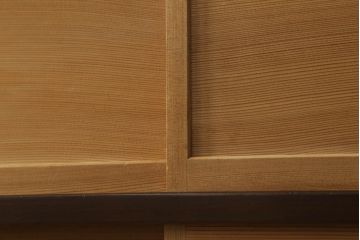 ビンテージ家具　時を刻んだ木の風合いが趣あふれる茶水屋(置き水屋、茶箪笥、茶棚、収納棚、食器棚、ヴィンテージ)(R-053775)
