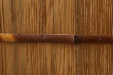 ビンテージ家具　時を刻んだ木の風合いが趣あふれる茶水屋(置き水屋、茶箪笥、茶棚、収納棚、食器棚、ヴィンテージ)(R-053775)