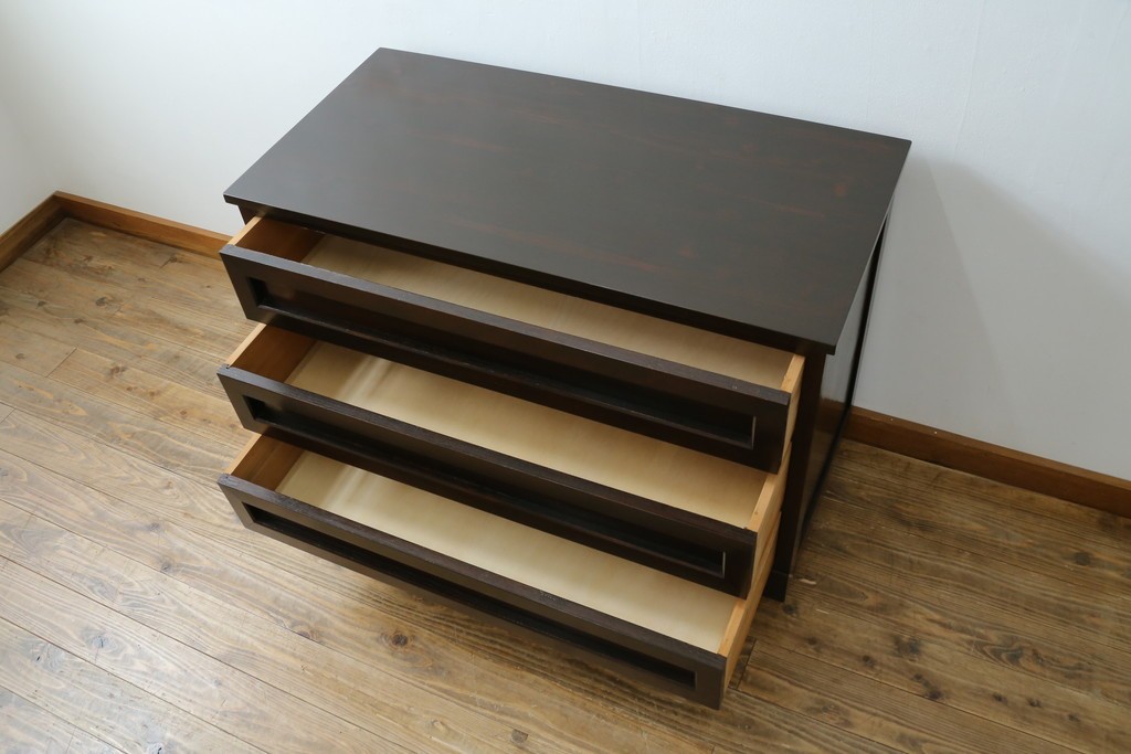 中古　民芸家具　シンプルなデザインで取り入れやすい!高山式チェスト　(R-053800)