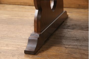 中古　松本民芸家具　ナラ材　上質な大人の空間づくりにぴったりな折りたたみ座卓(ローテーブル、ちゃぶ台、文机)(R-053816)