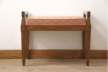 中古　DREXEL HERITAGE(ドレクセルヘリテイジ)　Triune(トライユン)　Eグレード　J2440　直線的なフォルムが美しいスツール(定価約10万円)(R-053817)