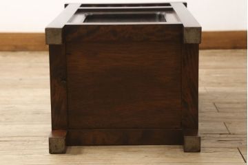 中古　松本民芸家具　直線的なデザインが端正な印象の傘立て(カサ立て、スタンド)(R-053819)