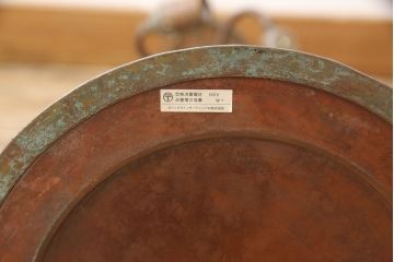 ビンテージ　幻想的なブロンズ台ステンドグラス照明(スタンドライト、卓上照明、ロペックスインターナショナル、ティファニーランプ、ヴィンテージ)(R-053830)