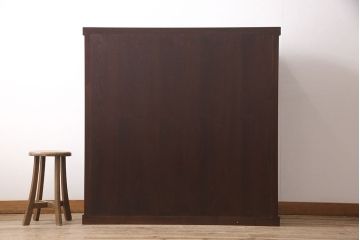 中古　美品　栗材　上質な和の空間にぴったりな水屋箪笥(食器棚、茶箪笥、戸棚、収納棚)(R-053831)