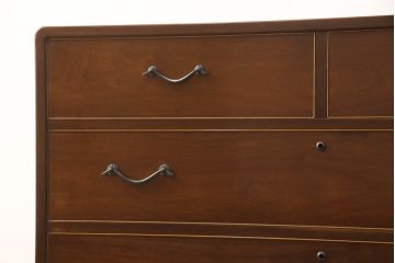 中古　美品　江戸指物　前面桑材　漆塗り　中古ではなかなか出回らない!レアな収納箪笥(チェスト、和たんす、引き出し)(R-053832)