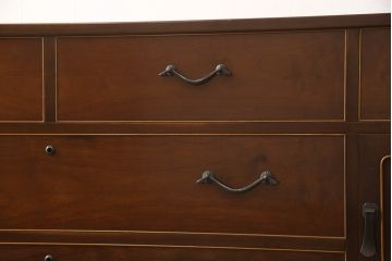 中古　美品　江戸指物　前面桑材　漆塗り　中古ではなかなか出回らない!レアな収納箪笥(チェスト、和たんす、引き出し)(R-053832)