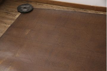 和製アンティーク　伝統工芸品　希少!節電にもおすすめの6畳用油団(ゆとん、カーペット、ラグマット、敷物)(R-053860)