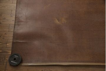 和製アンティーク　伝統工芸品　希少!節電にもおすすめの6畳用油団(ゆとん、カーペット、ラグマット、敷物)(R-053860)