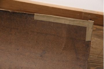 和製アンティーク　伝統工芸品　希少!節電にもおすすめの6畳用油団(ゆとん、カーペット、ラグマット、敷物)(R-053860)