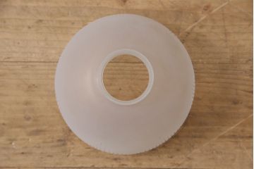アンティーク照明　和製アンティーク　昭和初期　オパールガラス製　優しい光で落ち着いた空間を演出してくれる吊り下げ照明(ペンダントライト、天井照明、電笠、シェード)(R-053869)