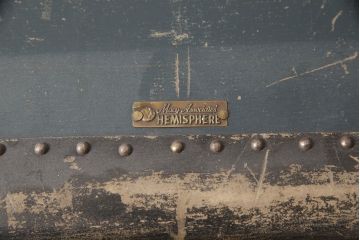 和製アンティーク　HEMISPHERE　置くだけで空間演出を盛り上げてくれる船トランク(トランクテーブル、センターテーブル、ローテーブル)(R-053872)