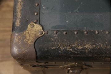 和製アンティーク　HEMISPHERE　置くだけで空間演出を盛り上げてくれる船トランク(トランクテーブル、センターテーブル、ローテーブル)(R-053872)