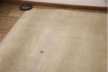 和製アンティーク　伝統工芸品　希少!節電にもおすすめの6畳用油団(ゆとん、カーペット、ラグマット、敷物)(R-053873)