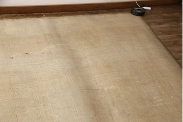 和製アンティーク　伝統工芸品　希少!節電にもおすすめの6畳用油団(ゆとん、カーペット、ラグマット、敷物)(R-053873)