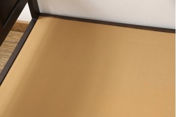 中古　絶版品　SIMMONS(シモンズ)社　民芸家具調のデザインが魅力的なベッドフレーム(セミダブルサイズ)(R-053879)