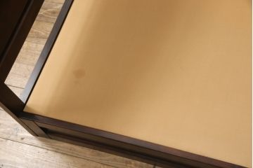 中古　絶版品　SIMMONS(シモンズ)社　民芸家具調のデザインが魅力的なベッドフレーム(セミダブルサイズ)(R-053879)