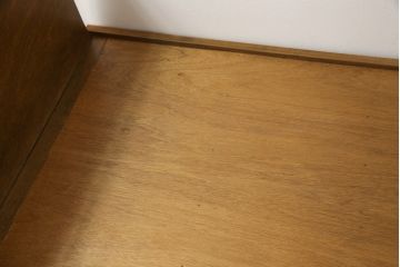 ジャパンビンテージ　希少!北欧デザインのベッドフレーム(シングルサイズ、ヴィンテージ)(R-053890)