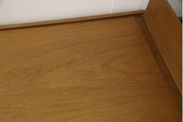 ジャパンビンテージ　希少!北欧デザインのベッドフレーム(シングルサイズ、ヴィンテージ)(R-053890)