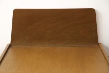 ジャパンビンテージ　希少!北欧デザインのベッドフレーム(シングルサイズ、ヴィンテージ)(R-053890)