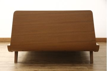 ジャパンビンテージ　希少!北欧デザインのベッドフレーム(シングルサイズ、ヴィンテージ)(R-053890)