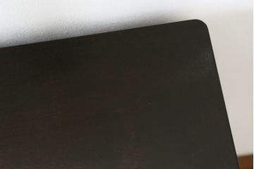 中古　美品　松本民芸家具　西洋アンティークのような雰囲気を感じさせる、丸型一面鏡のドレッサー(鏡台、ミラー)(定価約43万円)(R-053900)