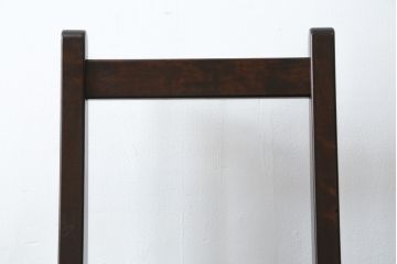 中古　美品　松本民芸家具　西洋アンティークのような雰囲気を感じさせる、丸型一面鏡のドレッサー(鏡台、ミラー)(定価約43万円)(R-053900)