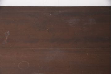中古　松本民芸家具　シックな色合いが上品なM型両袖机(両袖デスク、ワークデスク、在宅ワーク、在宅用)(定価約72万円)(R-053912)