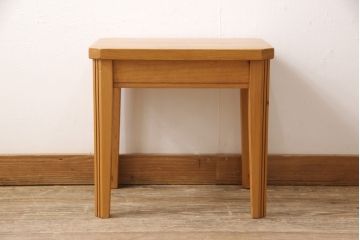中古　美品　シャルドネ(CHARDONNAY)　CRIVILLE(クリビーレ)　パイン材　木の温かみを感じられるドレッサー+スツールセット(鏡台、ミラー、椅子)(R-053931)