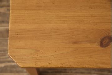 中古　美品　シャルドネ(CHARDONNAY)　CRIVILLE(クリビーレ)　パイン材　木の温かみを感じられるドレッサー+スツールセット(鏡台、ミラー、椅子)(R-053931)