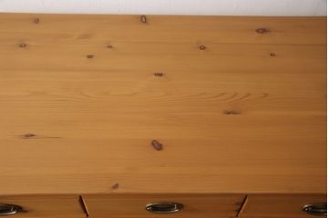 中古　シャルドネ(CHARDONNAY)　CRIVILLE(クリビーレ)　パイン材　木の温かみを感じられるチェスト(洋服タンス、引き出し)(R-053932)