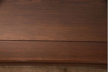 中古　伝統工芸　中森喜三郎作　大阪唐木指物　シタン材(紫檀材)　どっしりとした佇まいに風格を感じる座卓(ローテーブル、センターテーブル)(R-053933)