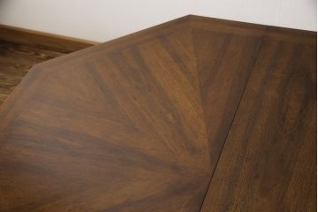 中古　美品　DREXEL HERITAGE(ドレクセルヘリテイジ)　ESPERANTO(エスペラント)　優雅な佇まいが美しいダイニングテーブル(定価約70万円)(エクステンションテーブル、ドローリーフテーブル)(R-053935)