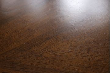 中古　美品　DREXEL HERITAGE(ドレクセルヘリテイジ)　ESPERANTO(エスペラント)　優雅な佇まいが美しいダイニングテーブル(定価約70万円)(エクステンションテーブル、ドローリーフテーブル)(R-053935)