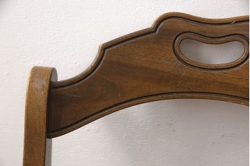 中古　DREXEL HERITAGE(ドレクセルヘリテイジ)　ESPERANTO(エスペラント)　優雅な佇まいが美しいダイニングチェア2脚セット(2脚定価 約40万円)(サイドチェア、椅子、イス)(R-053937)